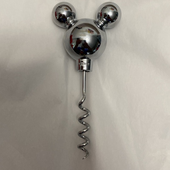 Pre-owned Disneyland Paris Mickey Mouse Corkscrew 3D shape Wine Bottle Opener - Picture 4 of 8